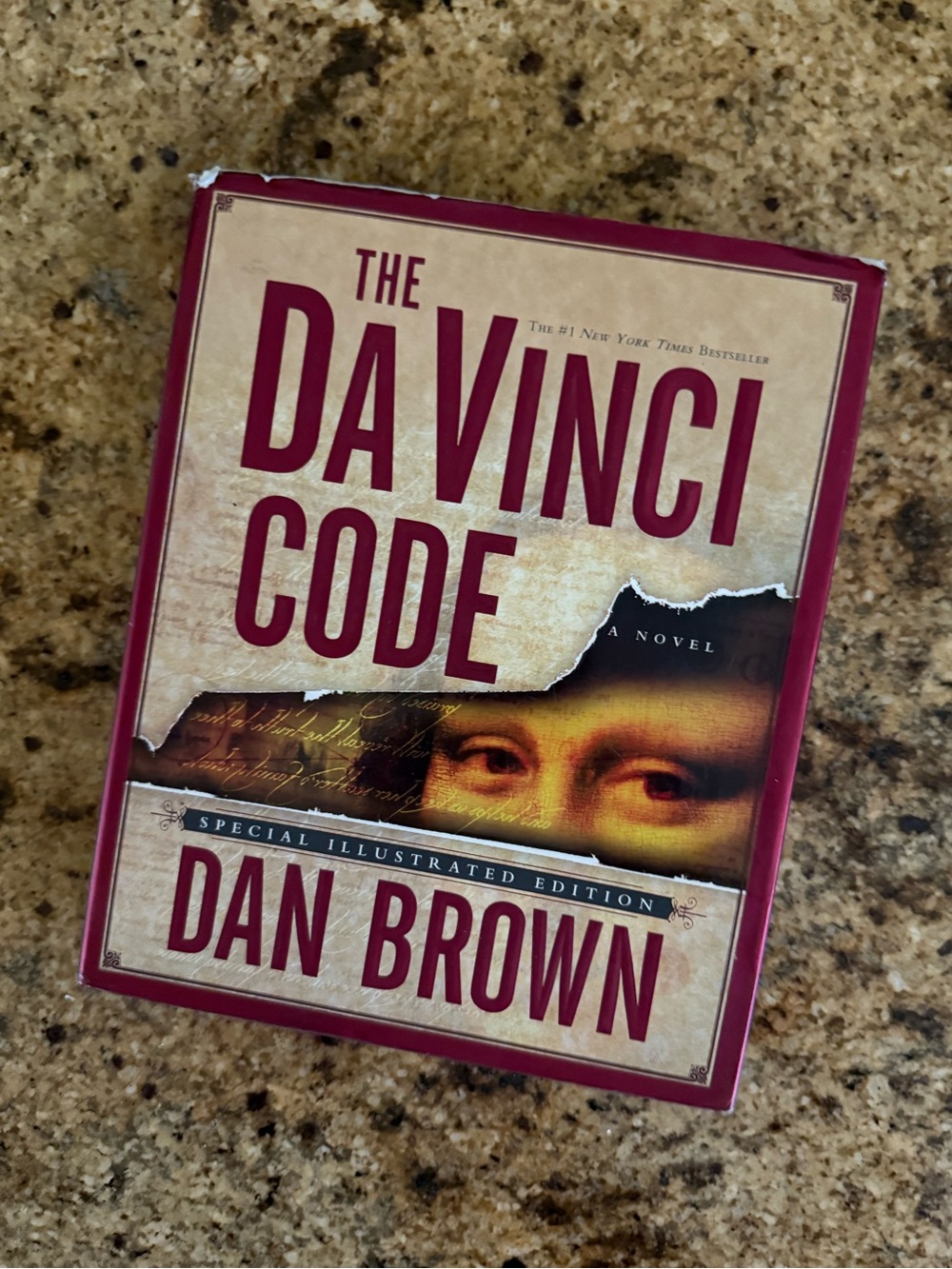 The Da Vinci Code hardcover book by Dan Brown